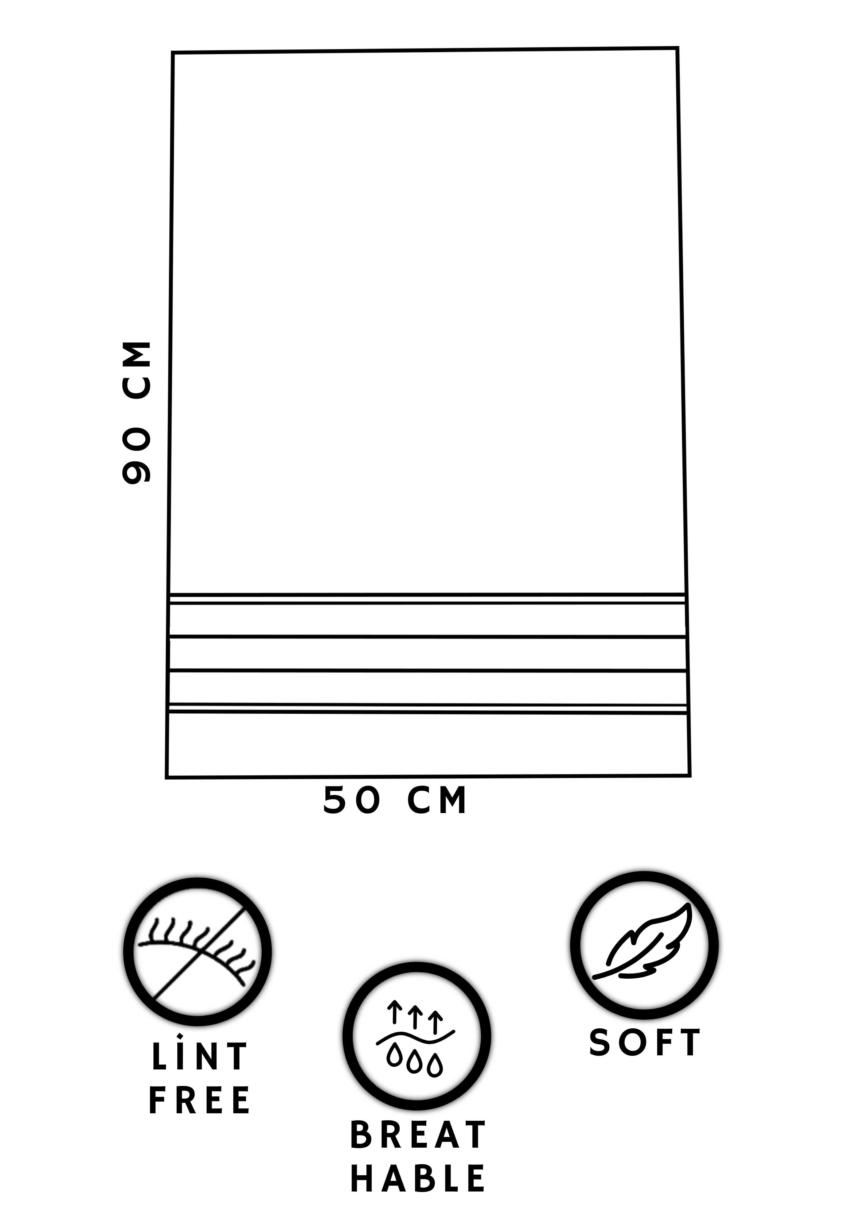 Senay 6 Parça 50x90 Havlu Seti