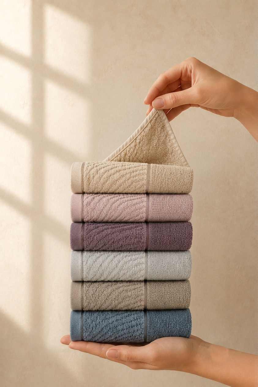 Bahar Kısmi Kadife 6’lı 30x50 cm Mutfak Havlusu Seti - görsel 6